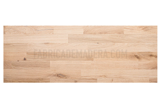 PELDAÑO DE ROBLE Finger Joint Con Nudos 60 mm grosor UA