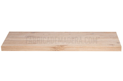 PELDAÑO DE ROBLE Lamina Entera Con Nudos 42 mm grosor ES