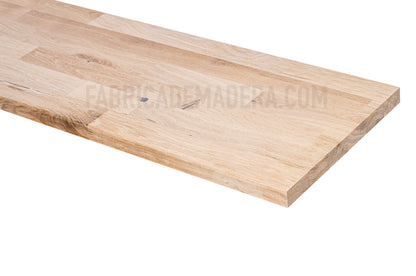 PELDAÑO DE ROBLE Finger Joint Con Nudos 20 mm grosor UA