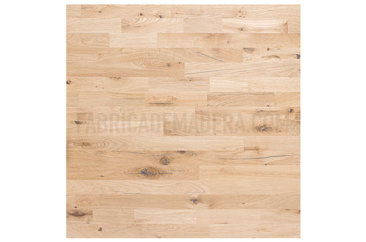 DESCANSILLO DE ROBLE Finger Joint Con Nudos 27 mm grosor UA