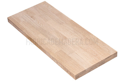 PELDAÑO DE ROBLE Finger Joint Sin Nudos 42 mm grosor ES