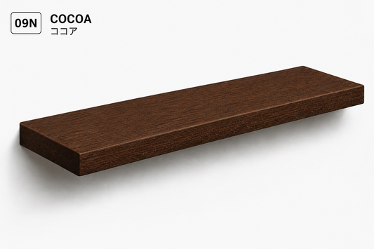 BOUQUET CLASSIC — Tono Cocoa | Balda de Roble de Lámina Entera | 7,5 cm