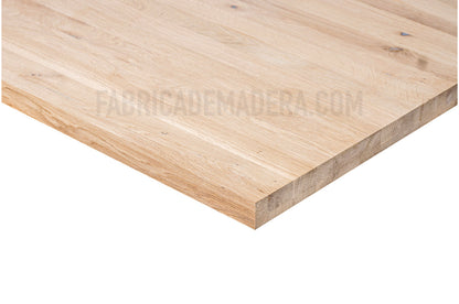 DESCANSILLO DE ROBLE Lamina Entera Con Nudos 100 mm grosor UA