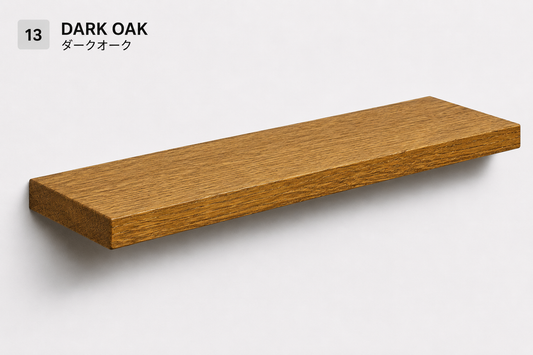 BOUQUET CLASSIC — Tono Dark Oak | Balda de Roble de Lámina Entera | 7,5 cm