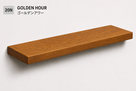 BOUQUET CLASSIC — Tono Golden Hour | Balda de Roble de Lámina Entera | 4 cm