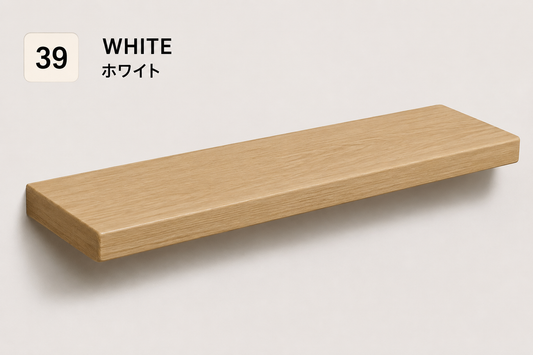 BOUQUET CLASSIC — Tono White | Balda de Roble de Lámina Entera | 4 cm