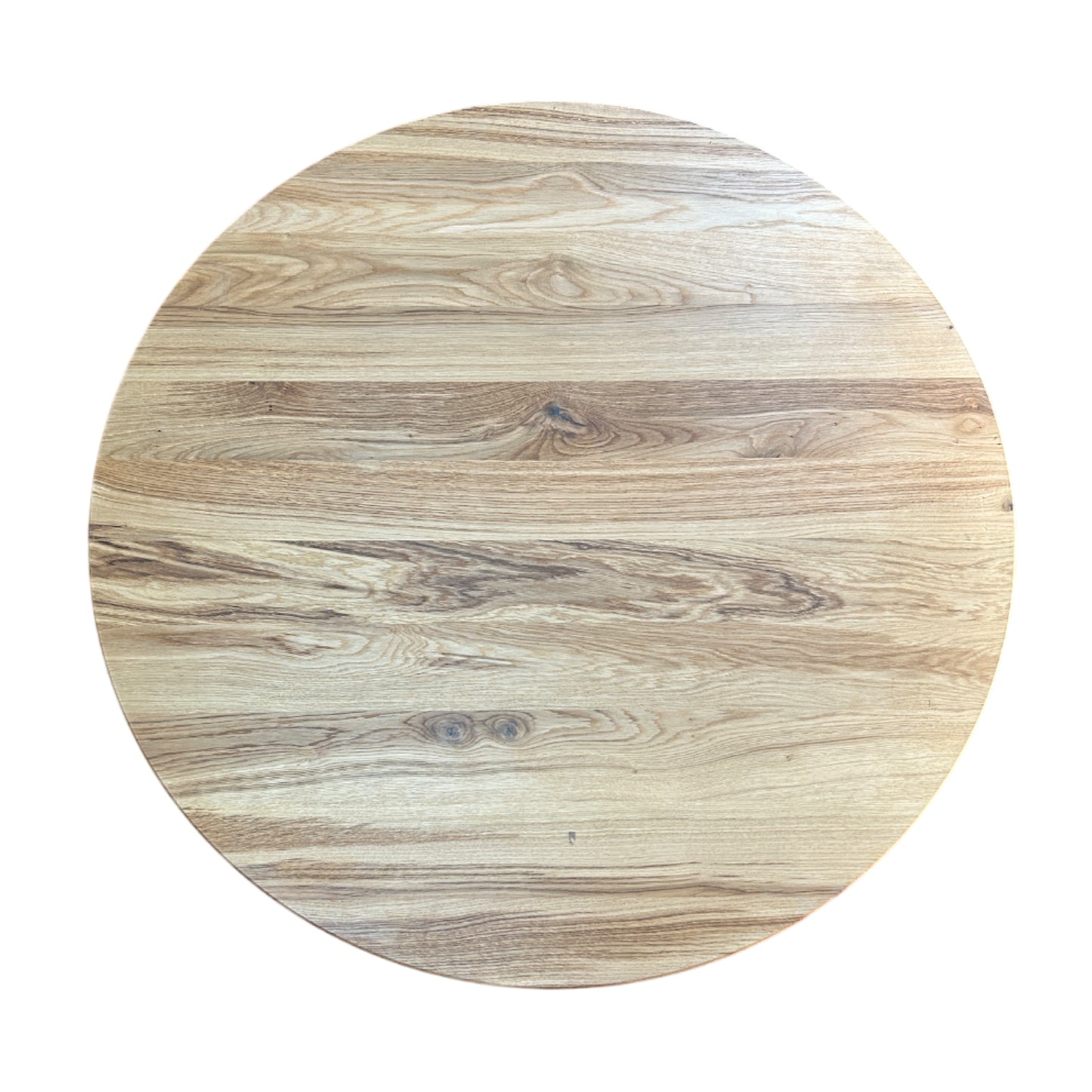 TAPA / TABLERO / SOBRE / ENCIMERA REDONDA DE ROBLE MACIZO Lamina Entera 1000 x 40 mm
