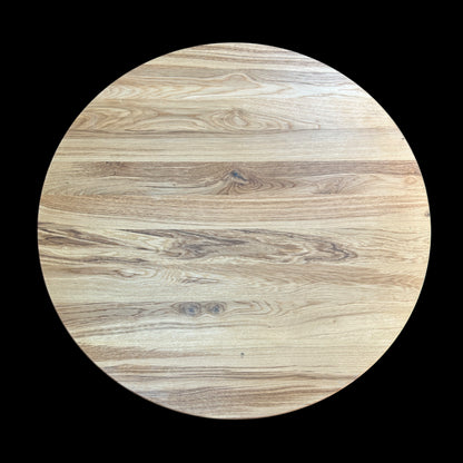 TAPA / TABLERO / SOBRE / ENCIMERA REDONDA DE ROBLE MACIZO Lamina Entera 1000 x 40 mm