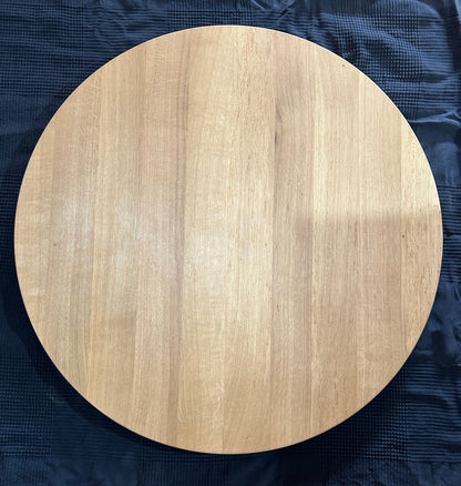 TAPA / TABLERO / SOBRE / ENCIMERA REDONDA DE ROBLE MACIZO Lamina Entera 900 x 40 mm