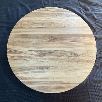 TAPA / TABLERO / SOBRE / ENCIMERA REDONDA DE ROBLE MACIZO Lamina Entera 1000 x 40 mm