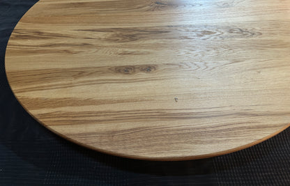 TAPA / TABLERO / SOBRE / ENCIMERA REDONDA DE ROBLE MACIZO Lamina Entera 1000 x 40 mm