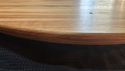TAPA / TABLERO / SOBRE / ENCIMERA REDONDA DE ROBLE MACIZO Lamina Entera 1000 x 40 mm
