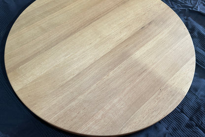 TAPA / TABLERO / SOBRE / ENCIMERA REDONDA DE ROBLE MACIZO Lamina Entera 900 x 40 mm