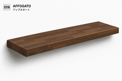 PARQUET — balda flotante de roble macizo Finger Joint — tono Affogato — 4 cm