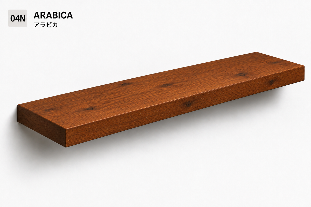 BOUQUET RUSTIC — Tono Arabica | Balda de Roble de Lámina Entera