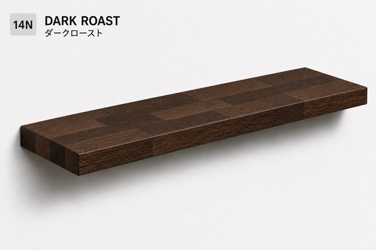 PARQUET — balda flotante de roble macizo Finger Joint — tono Dark Roast — 4 cm
