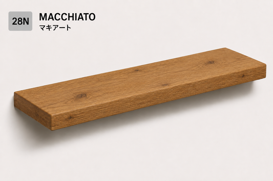 BOUQUET RUSTIC — Tono Macchiato | Balda de Roble de Lámina Entera | 3 cm