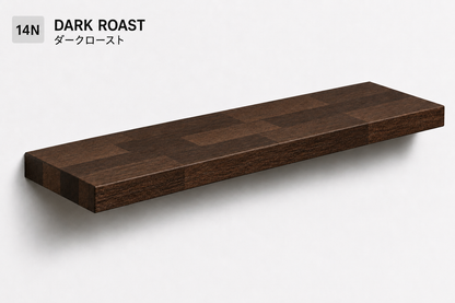 PARQUET — balda flotante de roble macizo Finger Joint — tono Dark Roast — 5,3 cm