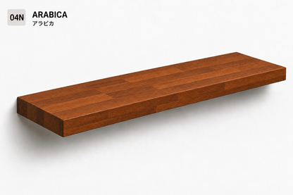 PARQUET — balda flotante de roble macizo Finger Joint — tono Arabica — 4 cm