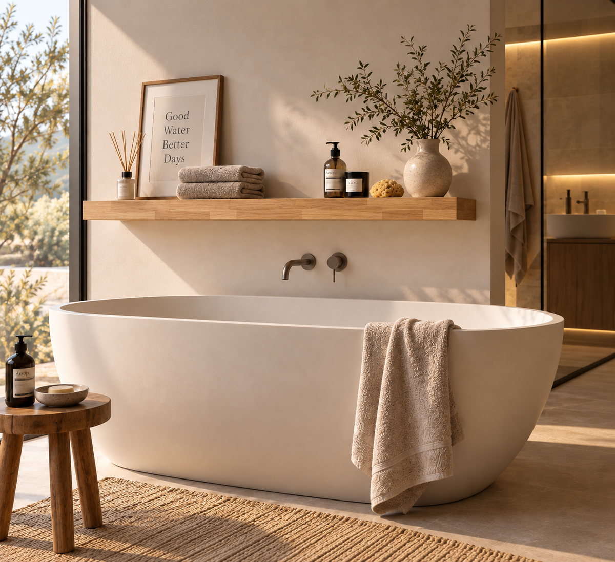PARQUET — balda flotante de roble macizo Finger Joint — tono Walnut — 5,3 cm