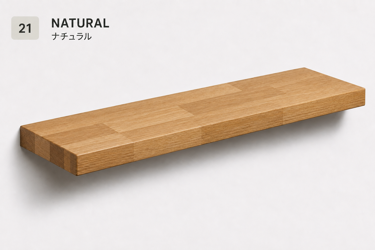 PARQUET — balda flotante de roble macizo Finger Joint — tono Natural — 4 cm