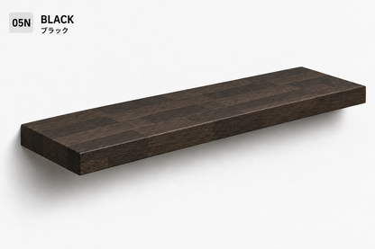 PARQUET — balda flotante de roble macizo Finger Joint — tono Black — 5,3 cm