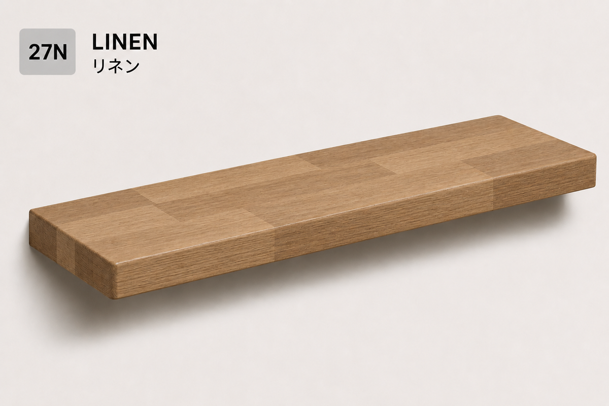 PARQUET — balda flotante de roble macizo Finger Joint — tono Linen
