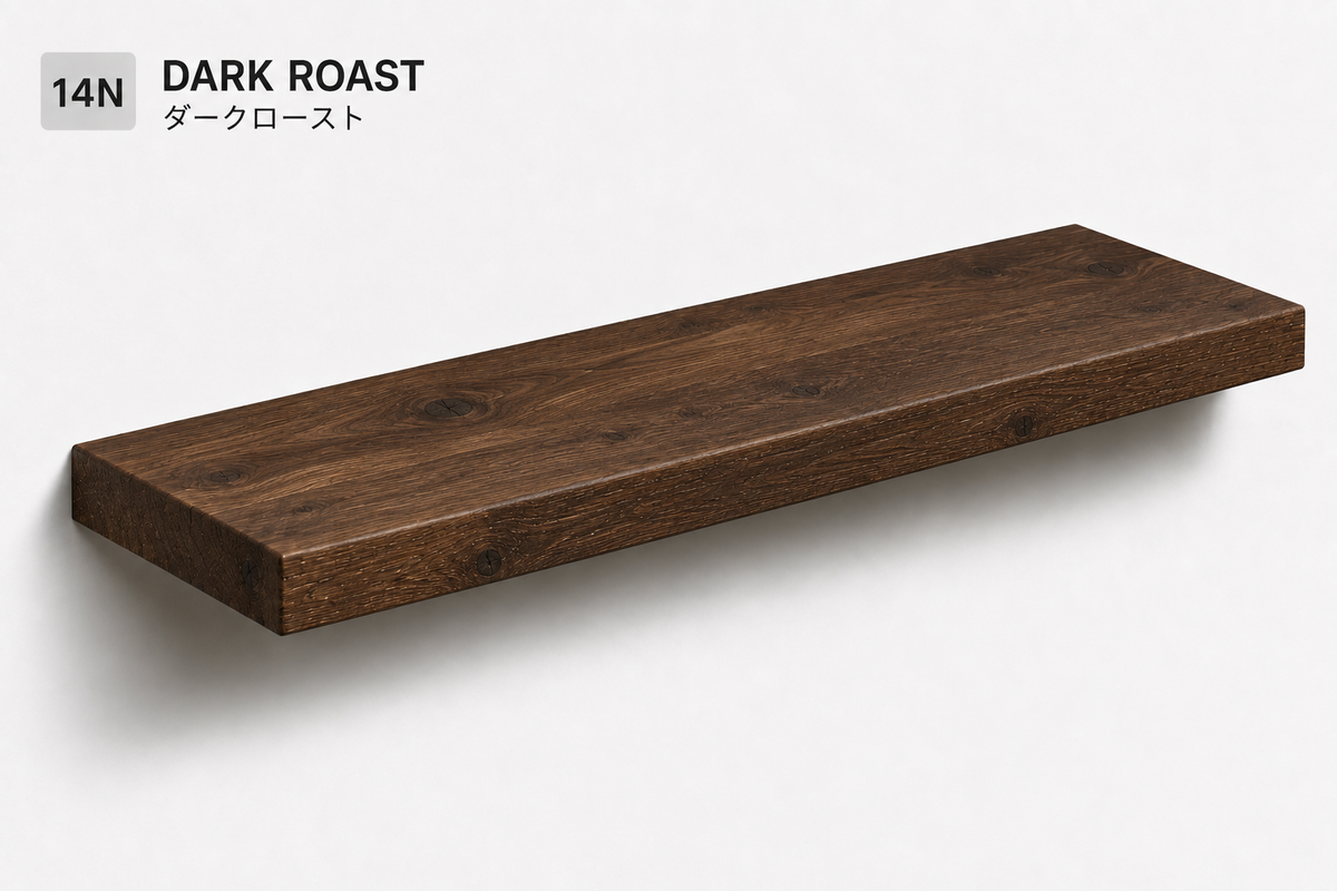 BOUQUET RUSTIC — Tono Dark Roast | Balda de Roble de Lámina Entera