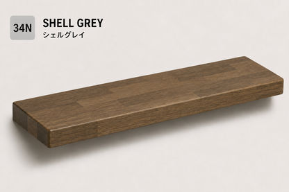 PARQUET — balda flotante de roble macizo Finger Joint — tono Shell Grey — 5,3 cm