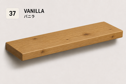 BOUQUET RUSTIC — Tono Vanilla | Balda de Roble de Lámina Entera | 7,5 cm