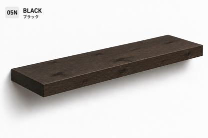 BOUQUET RUSTIC — Tono Black | Balda de Roble de Lámina Entera | 8,5 cm