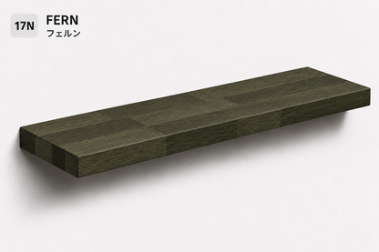 PARQUET — balda flotante de roble macizo Finger Joint — tono Fern