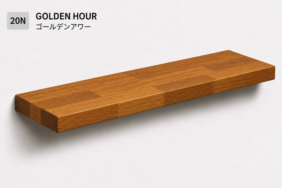 PARQUET — balda flotante de roble macizo Finger Joint — tono Golden Hour — 4 cm