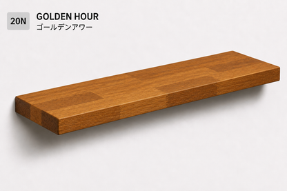 PARQUET — balda flotante de roble macizo Finger Joint — tono Golden Hour — 4 cm