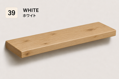 BOUQUET RUSTIC — Tono White | Balda de Roble de Lámina Entera | 7,5 cm