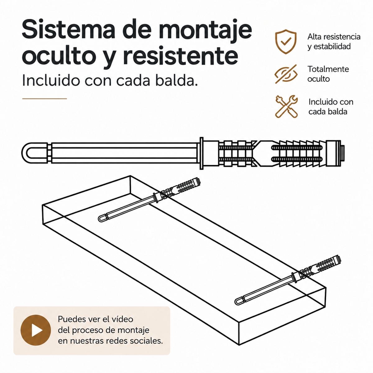 PARQUET — balda flotante de roble macizo Finger Joint — tono Dark Roast — 9,8 cm