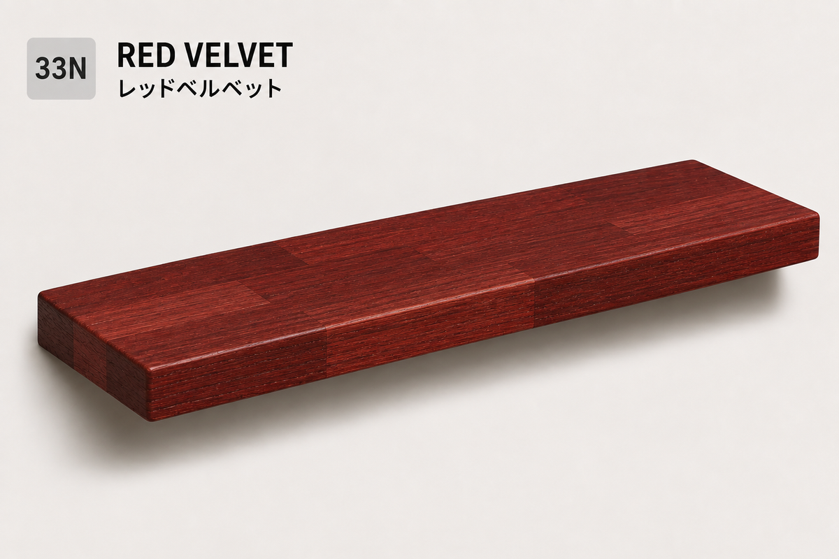 PARQUET — balda flotante de roble macizo Finger Joint — tono Red Velvet