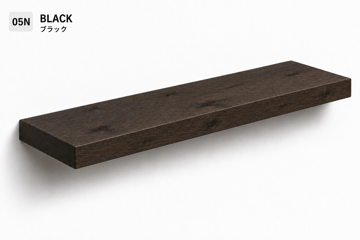 BOUQUET RUSTIC — Tono Black | Balda de Roble de Lámina Entera