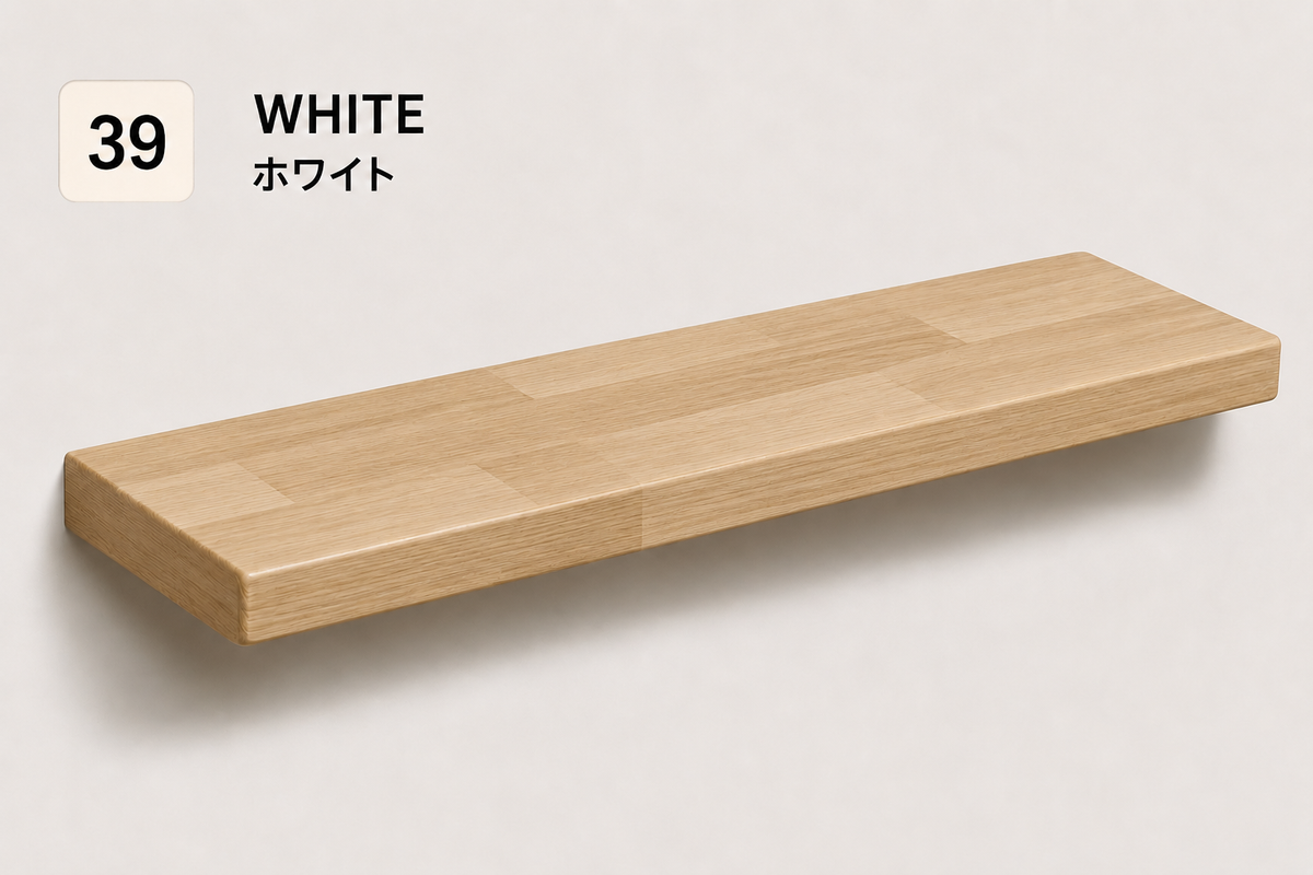 PARQUET — balda flotante de roble macizo Finger Joint — tono White — 4 cm