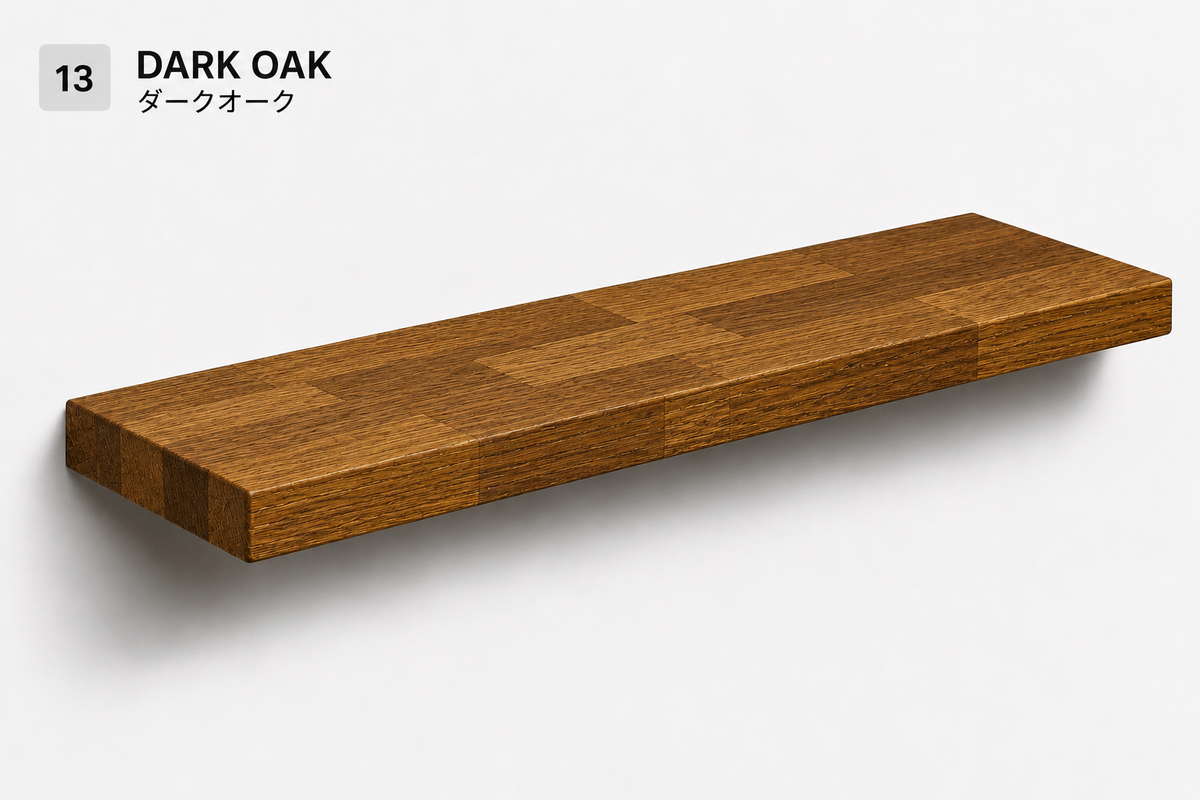 PARQUET — balda flotante de roble macizo Finger Joint — tono Dark Oak — 4 cm